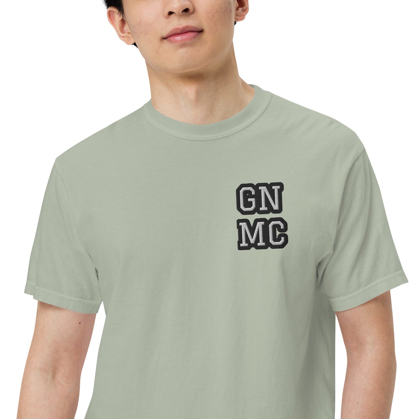 GNMC Unisex garment-dyed heavyweight t-shirt