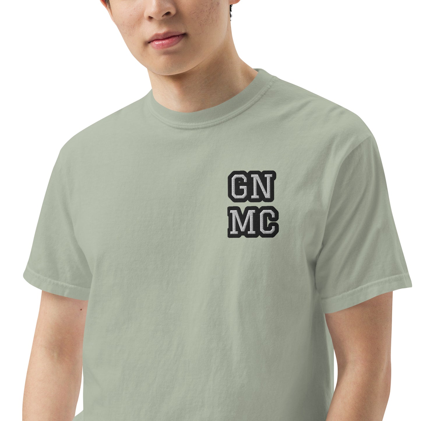 GNMC Unisex garment-dyed heavyweight t-shirt