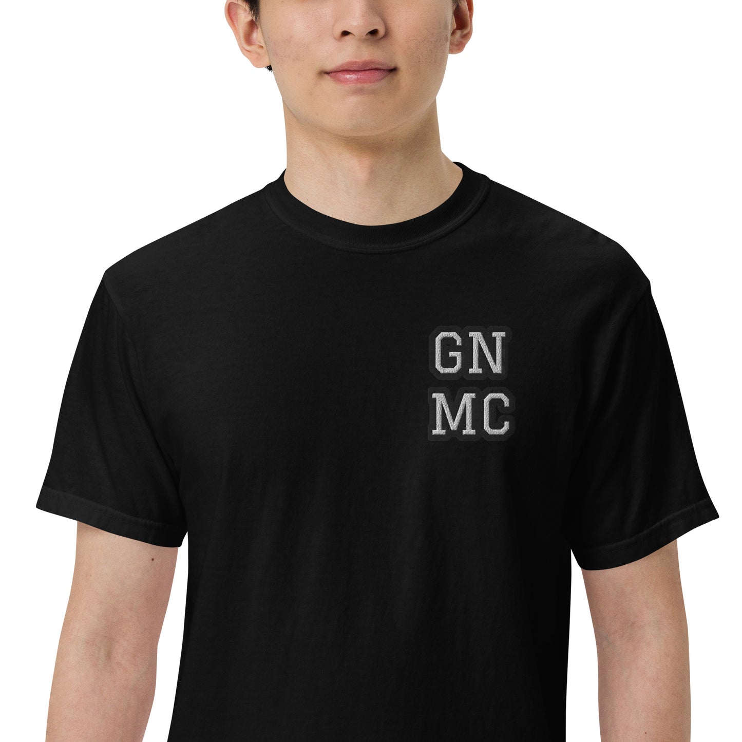 GNMC Unisex garment-dyed heavyweight t-shirt