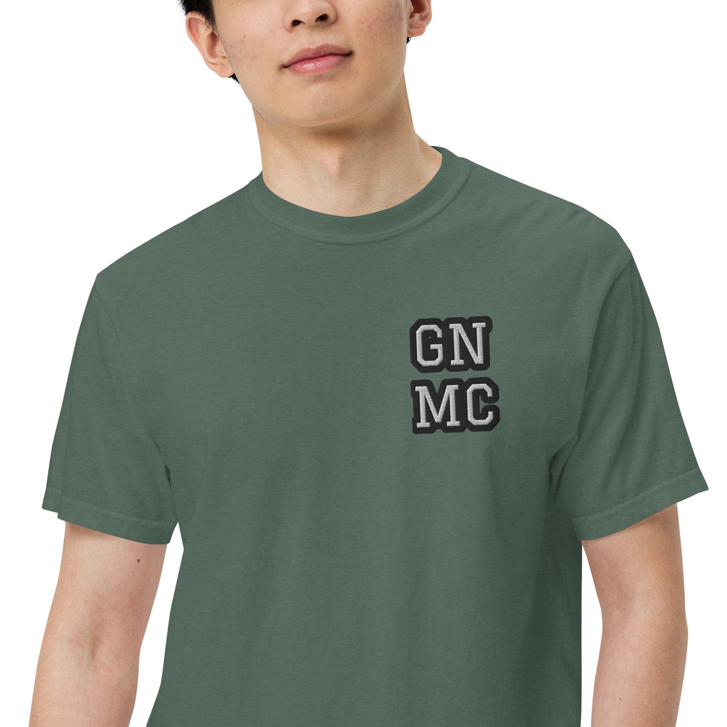 GNMC Unisex garment-dyed heavyweight t-shirt