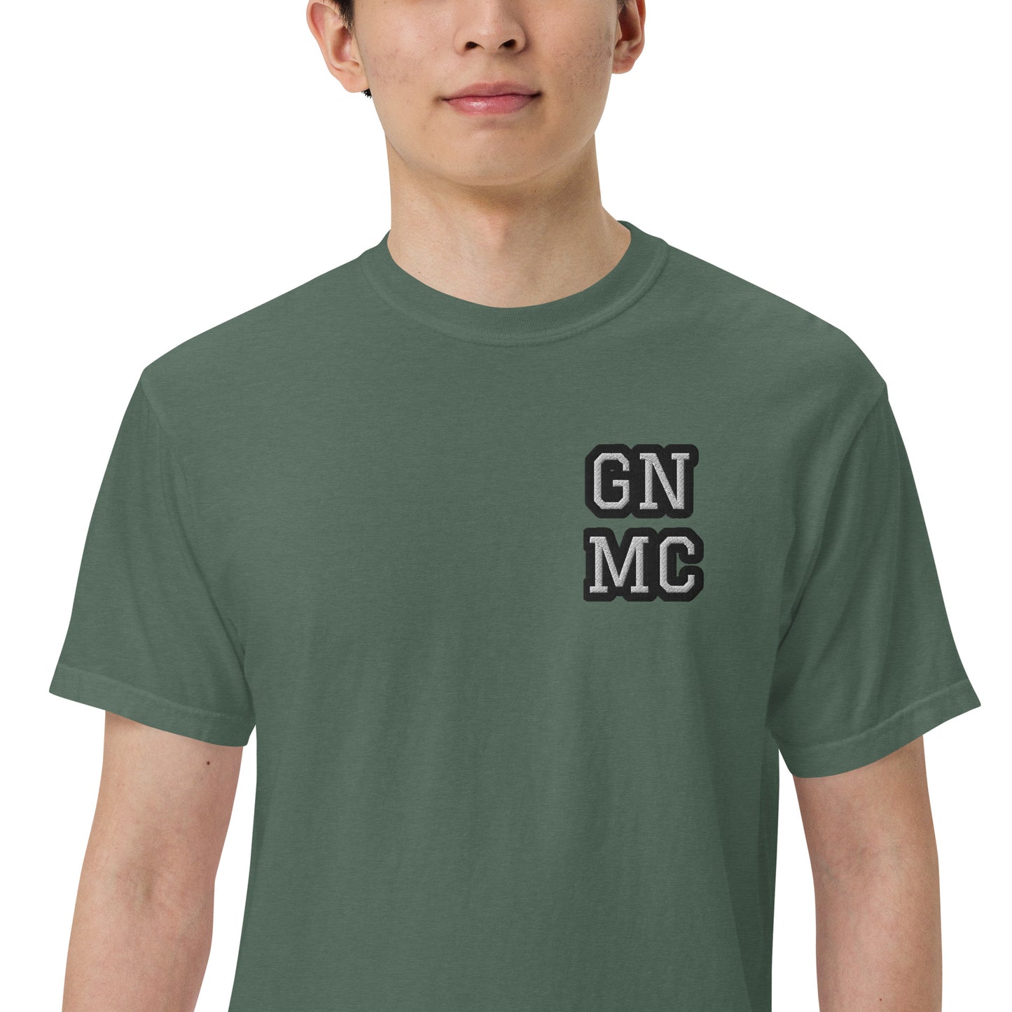 GNMC Unisex garment-dyed heavyweight t-shirt