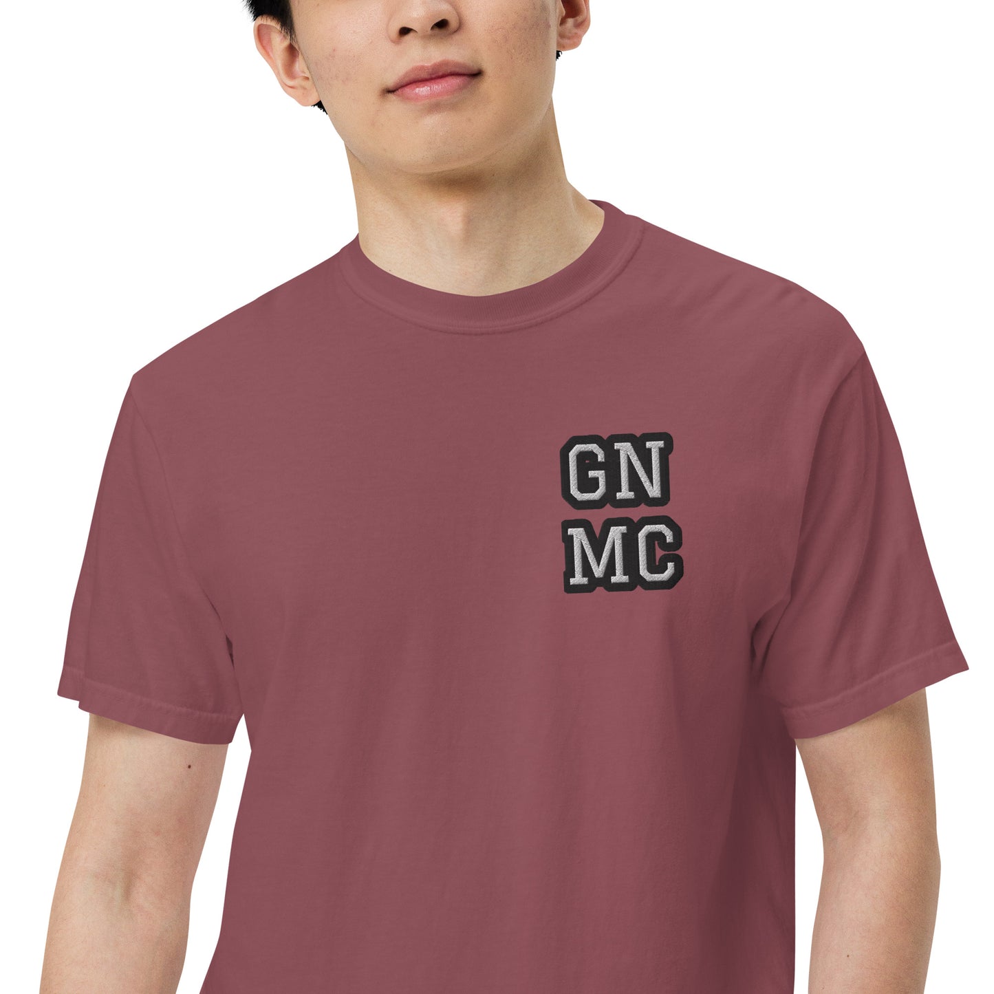 GNMC Unisex garment-dyed heavyweight t-shirt