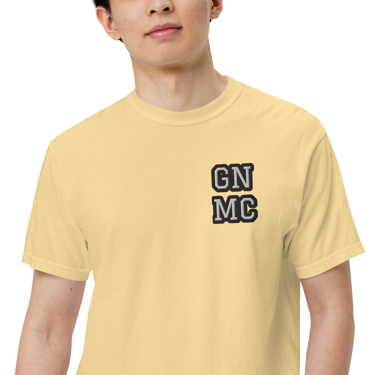 GNMC Unisex garment-dyed heavyweight t-shirt