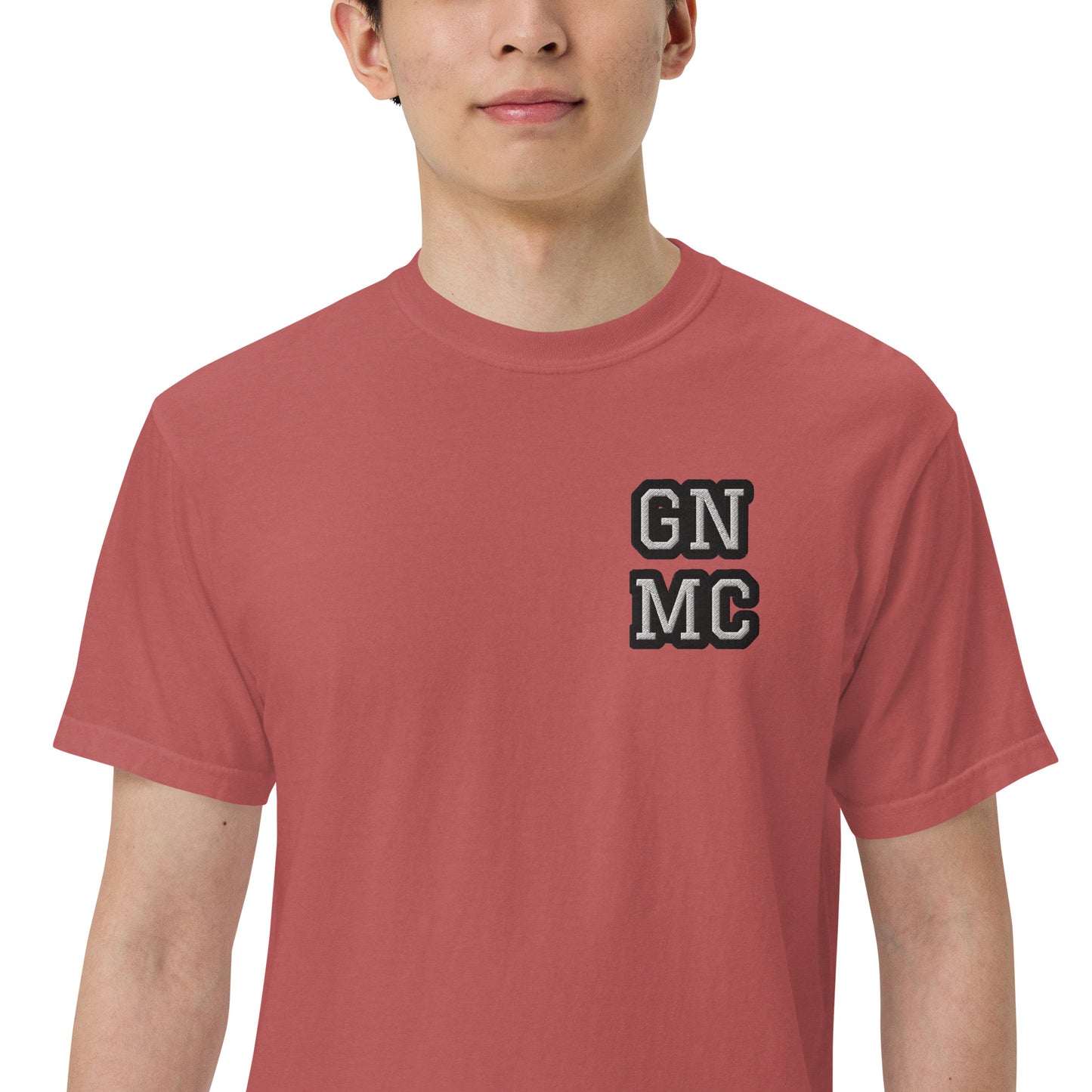 GNMC Unisex garment-dyed heavyweight t-shirt