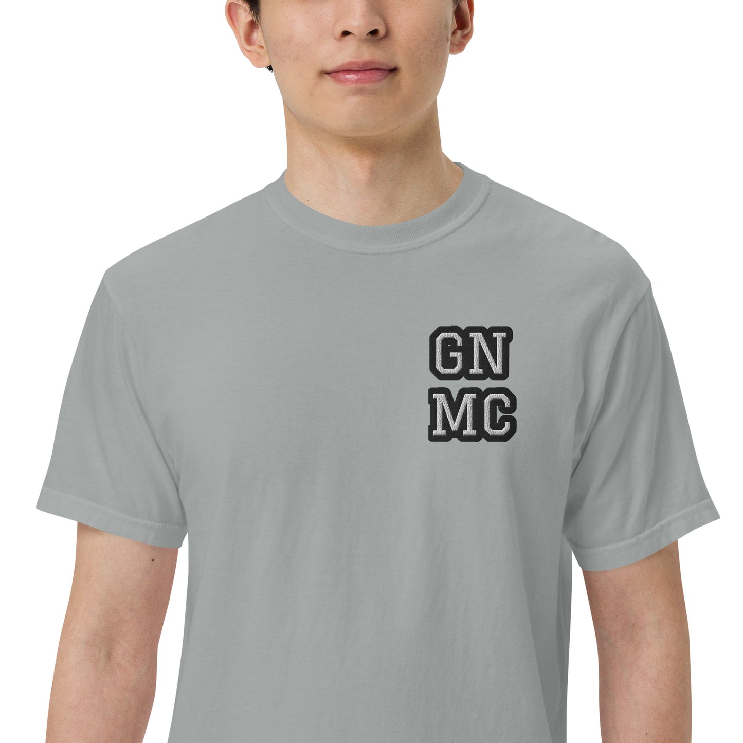 GNMC Unisex garment-dyed heavyweight t-shirt