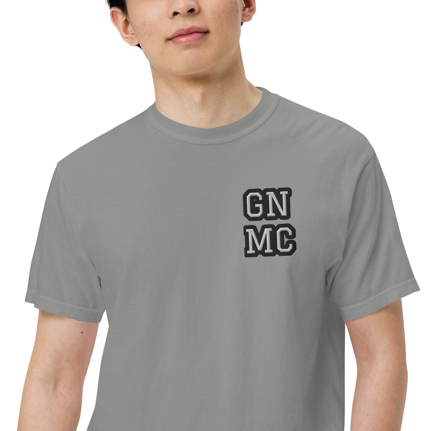 GNMC Unisex garment-dyed heavyweight t-shirt