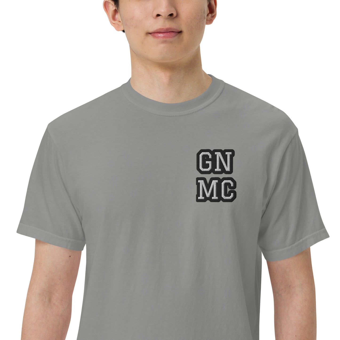 GNMC Unisex garment-dyed heavyweight t-shirt