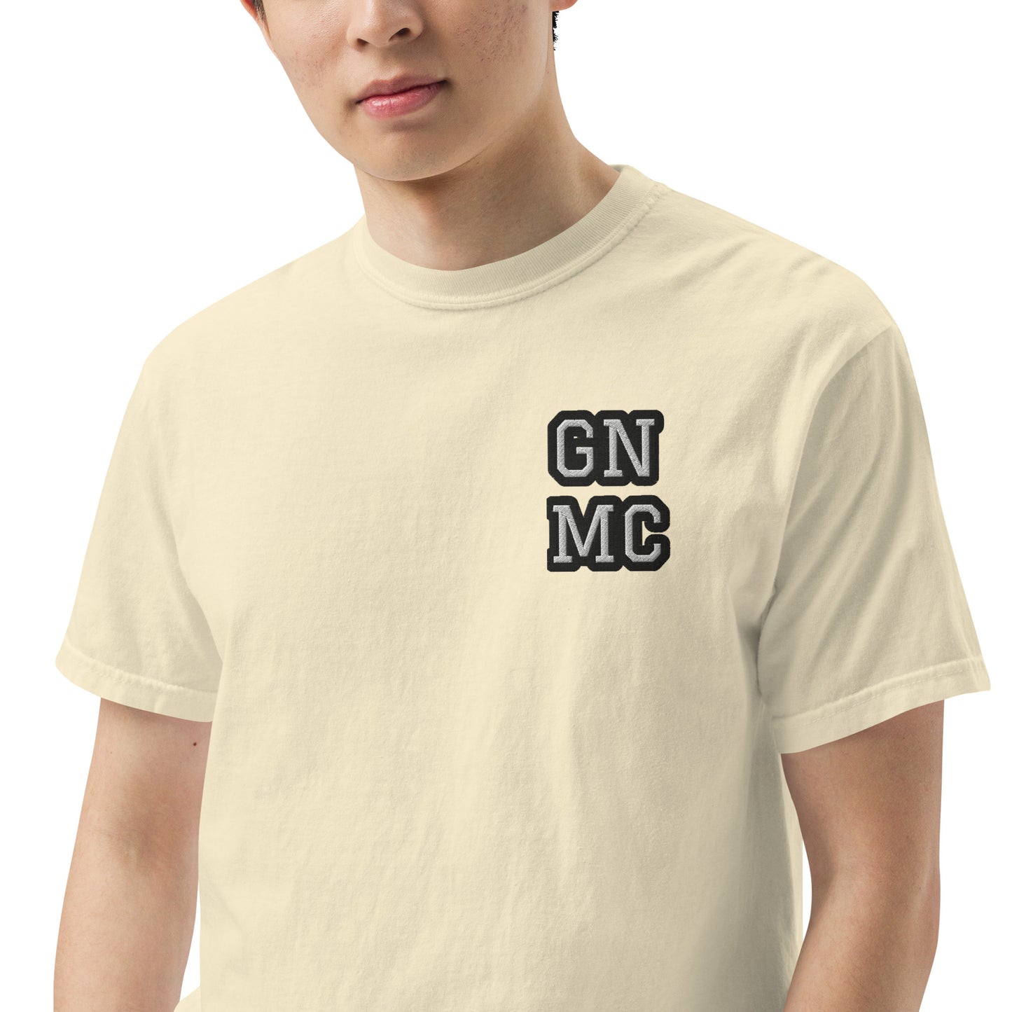 GNMC Unisex garment-dyed heavyweight t-shirt