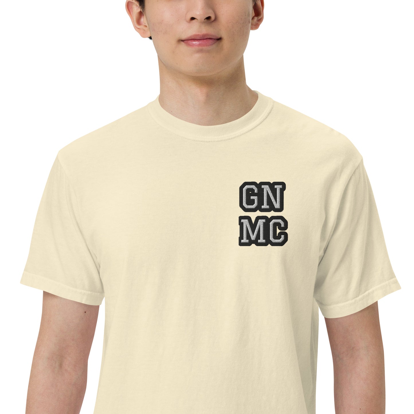 GNMC Unisex garment-dyed heavyweight t-shirt