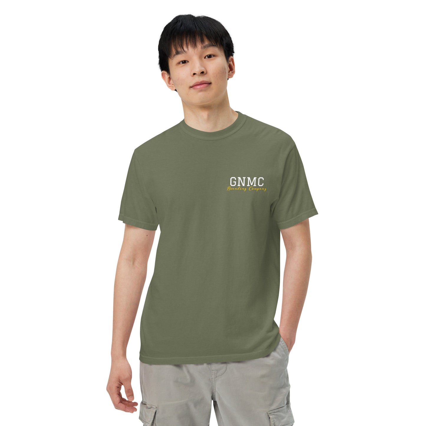 GNMC Branding Company Corner Pocket Unisex garment-dyed heavyweight t-shirt