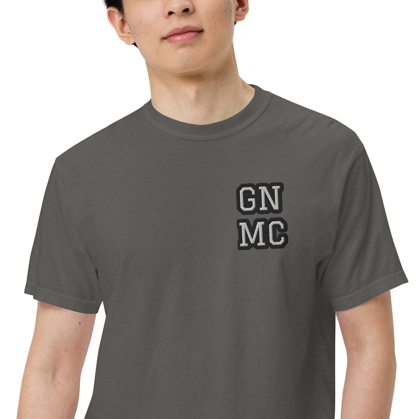 GNMC Unisex garment-dyed heavyweight t-shirt