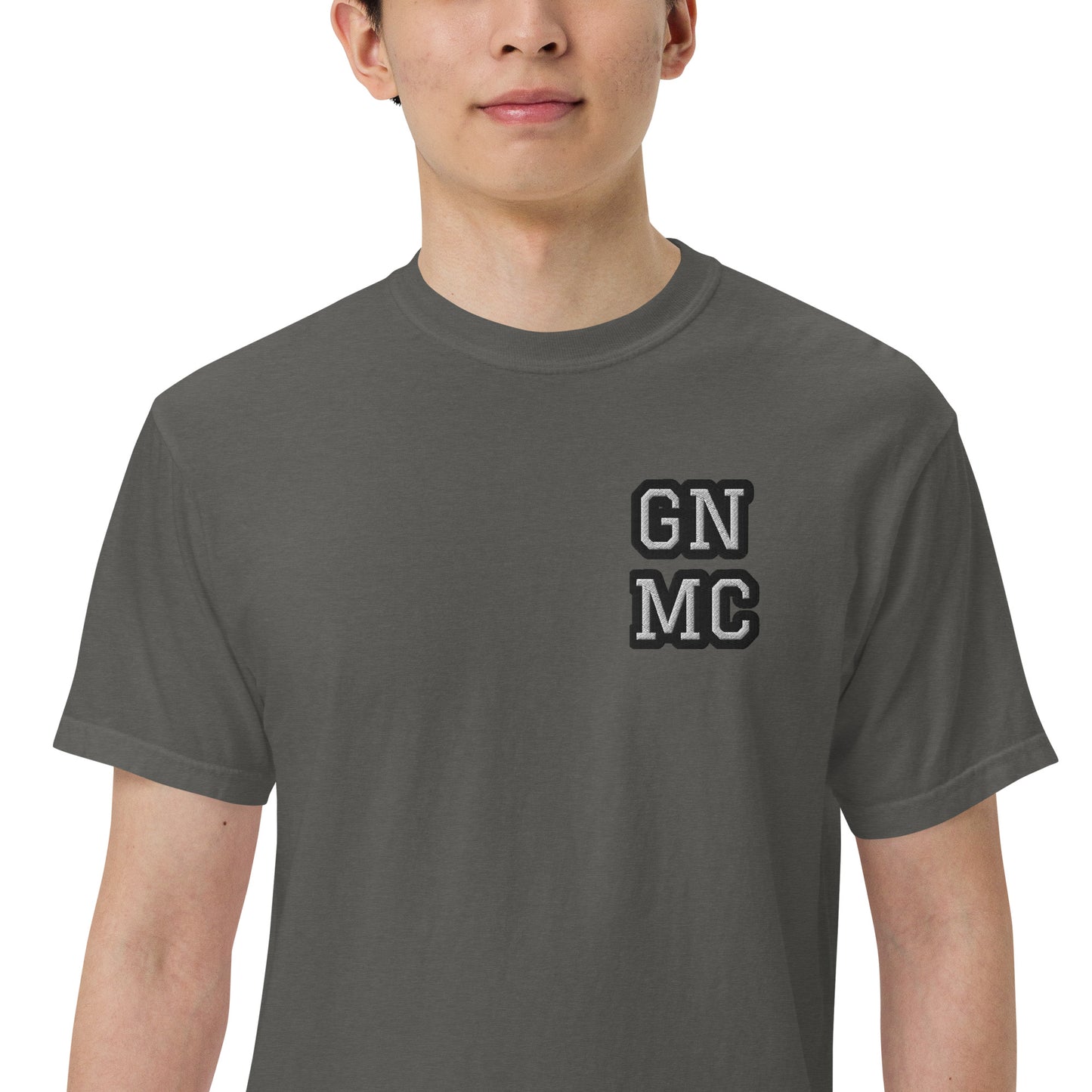 GNMC Unisex garment-dyed heavyweight t-shirt