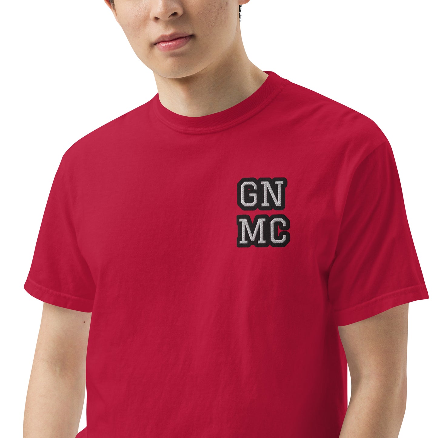 GNMC Unisex garment-dyed heavyweight t-shirt