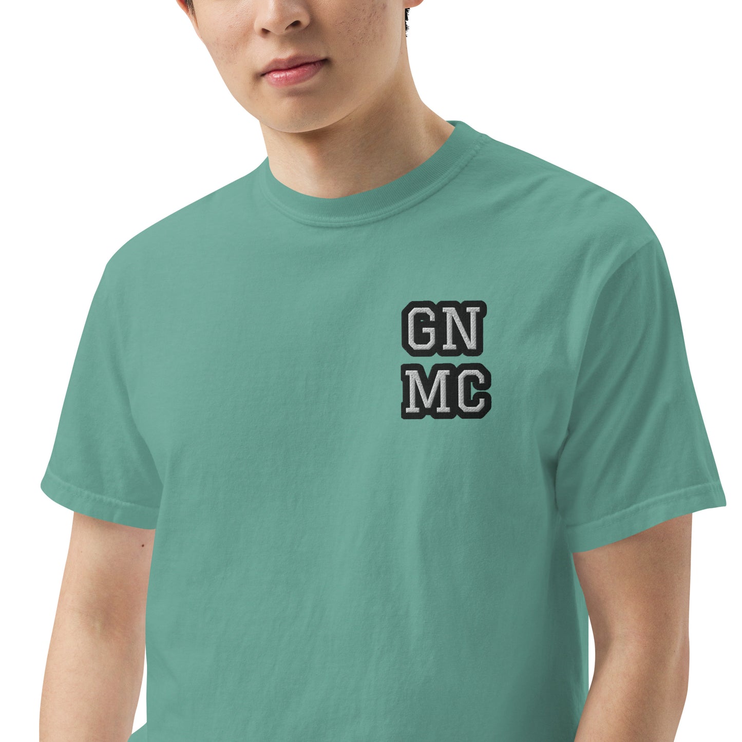 GNMC Unisex garment-dyed heavyweight t-shirt