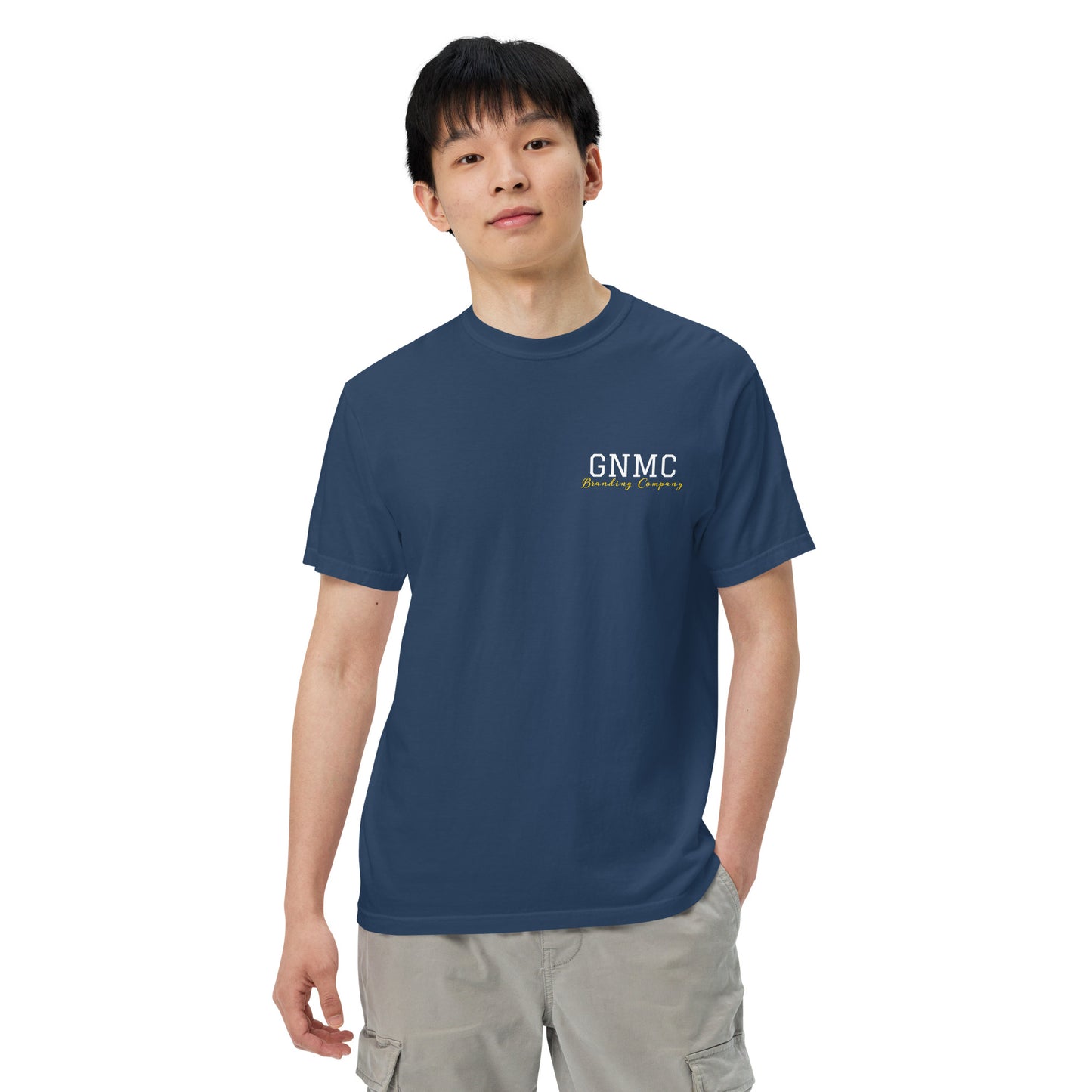 GNMC Branding Company Corner Pocket Unisex garment-dyed heavyweight t-shirt