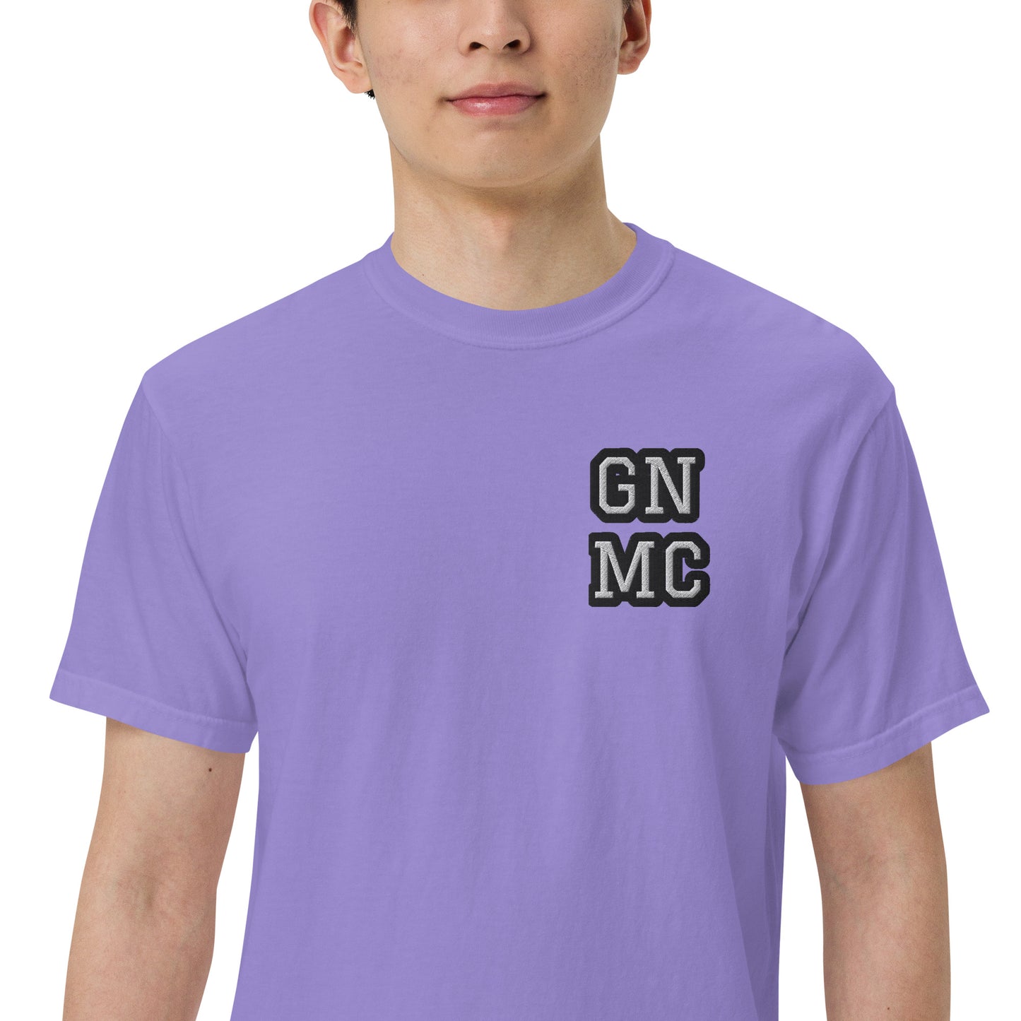 GNMC Unisex garment-dyed heavyweight t-shirt