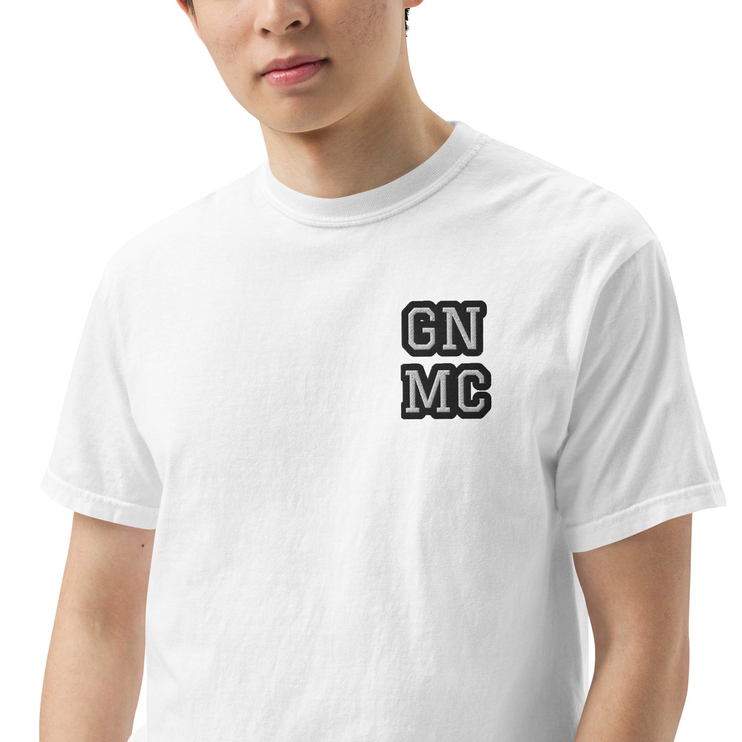 GNMC Unisex garment-dyed heavyweight t-shirt