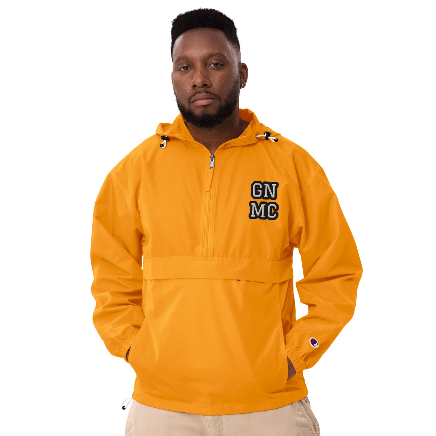 GNMC Branding Co. Classic Embroidered Champion Packable Jacket